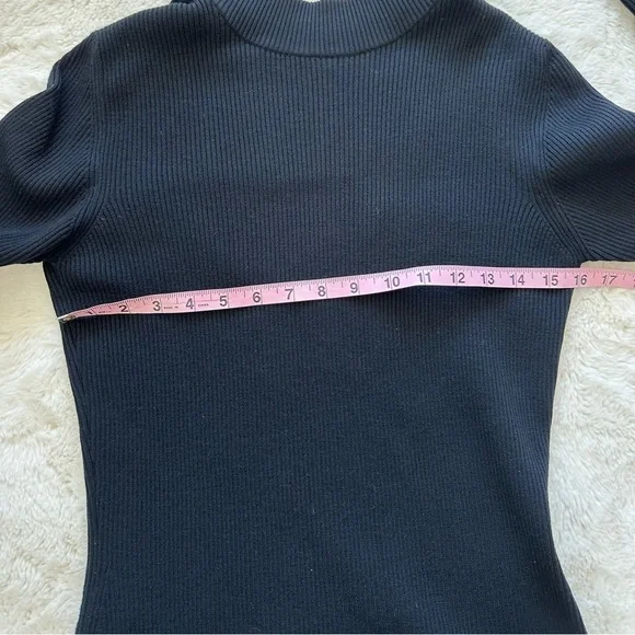 CHANEL black dress Cosmopolite Paneled Knit size 46FR or XL Authentic 5800$